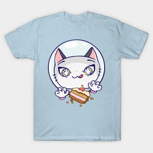 Space Cat and cake T-Shirt